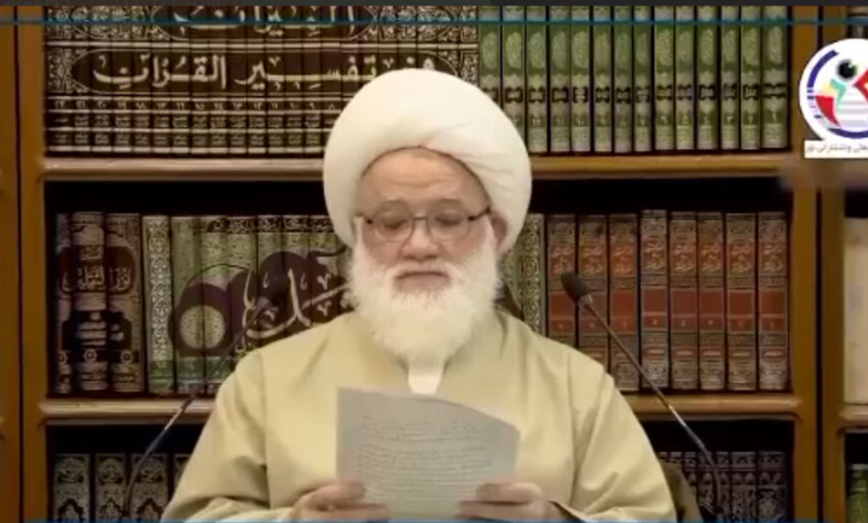 آية الله اليعقوبي: المرأة قدوة حسنة للرجال والنساء على مر العصور