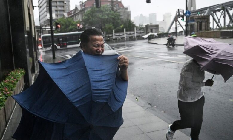 إعصار بيبينكا: عاصفة تاريخية تضرب شنغهاي بأقوى قوة منذ عقود