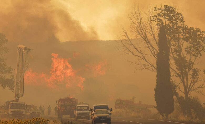السيطرة على حرائق إزمير جزئيًا واعتقال مشتبهين في إشعالها