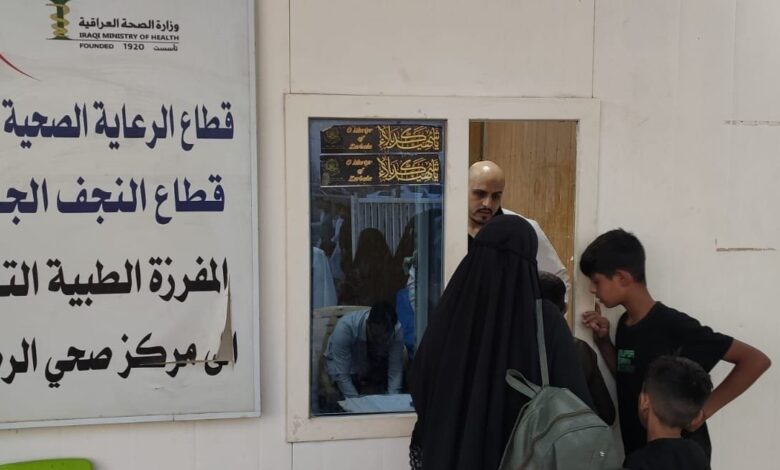 خطة صحية متكاملة لخدمة الزائرين خلال زيارة وفاة الرسول في النجف الأشرف