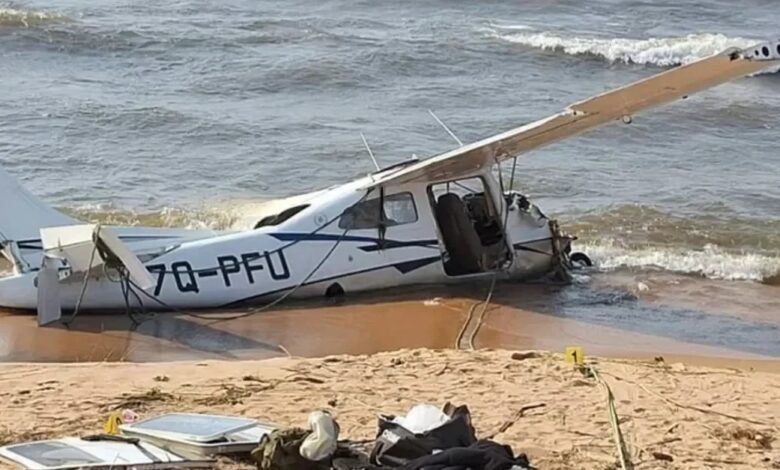 بحيرة ملاوي تشهد تحطم طائرة صغيرة: ضحايا ونجاة غير متوقعة