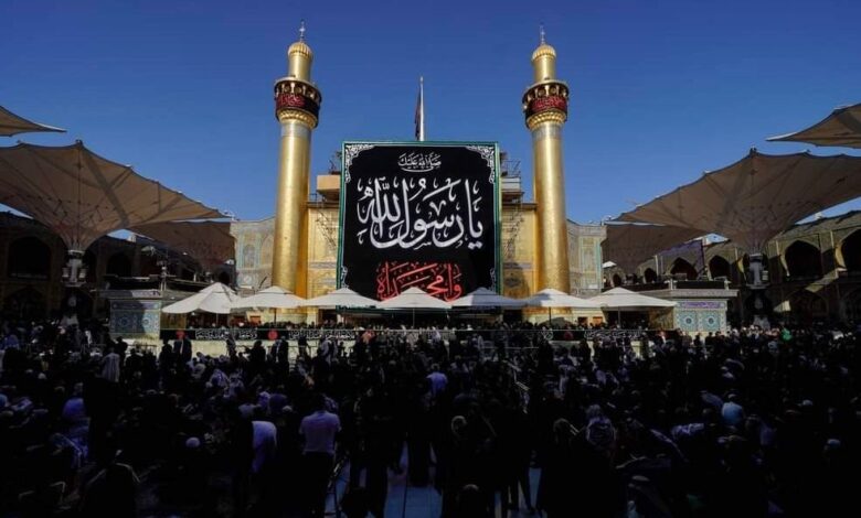 إحياء ذكرى وفاة الرسول الأعظم في مرقد الإمام علي بالصور