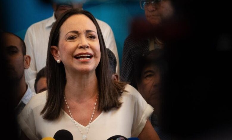 ماريا كورينا ماتشادو تشدد على أهمية اليقظة في الانتخابات الرئاسية