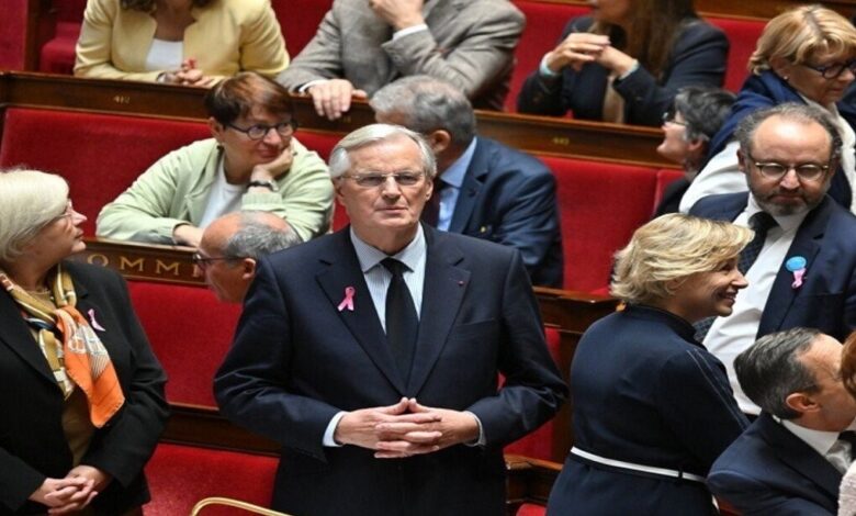 تحدي لحكومة بارنييه: اقتراح حجب ثقة في البرلمان الفرنسي