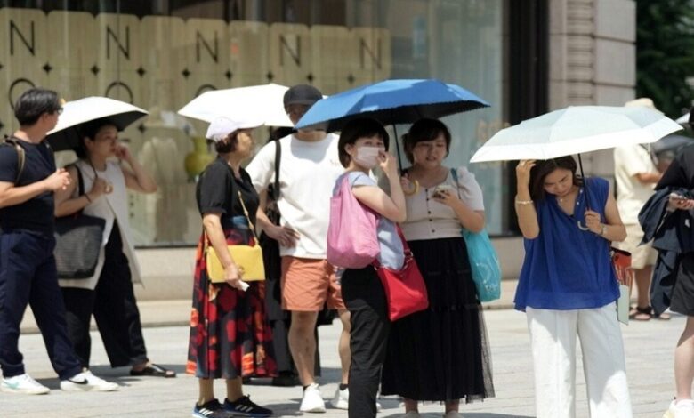 اليابان: ارتفاع حصيلة ضحايا ضربات الشمس في طوكيو إلى 120 شخصًا