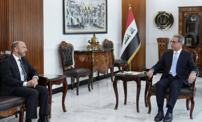 زيدان يبحث مع السفير البلجيكي تعزيز التعاون القضائي والقانوني بين العراق وبلجيكا