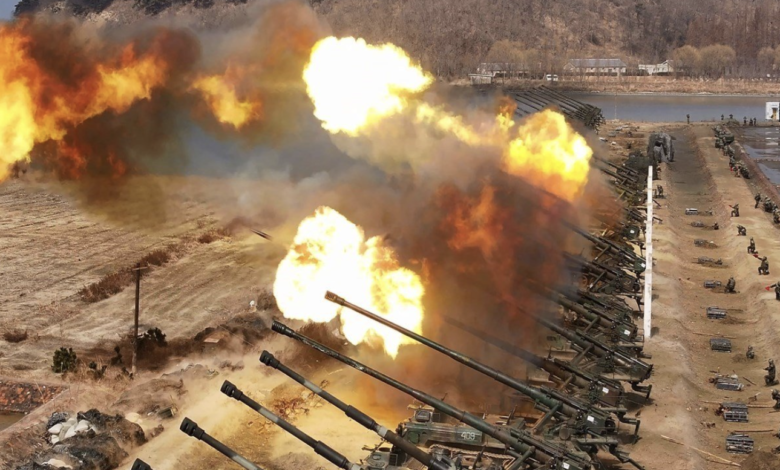 الجيش الكوري الجنوبي يرد بإطلاق نار على تفجيرات كوريا الشمالية