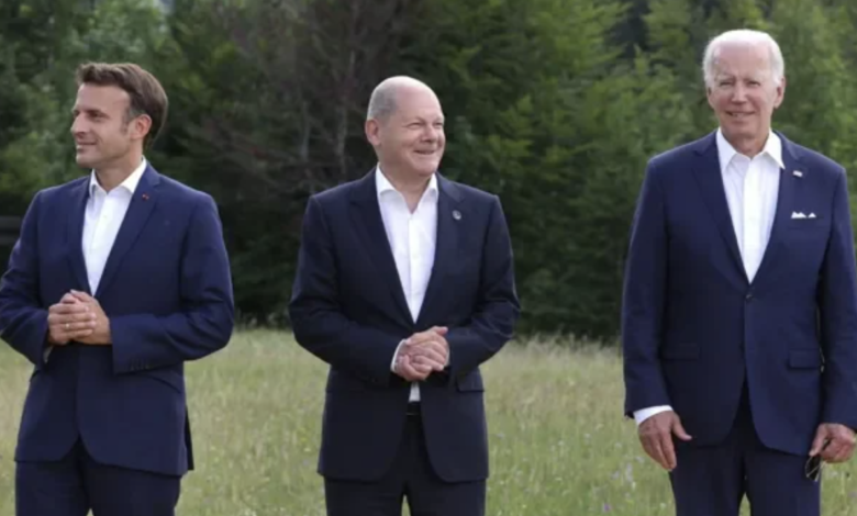 بايدن يلتقي ماكرون وستارمر وشولتس في برلين لبحث الأزمة الأوكرانية