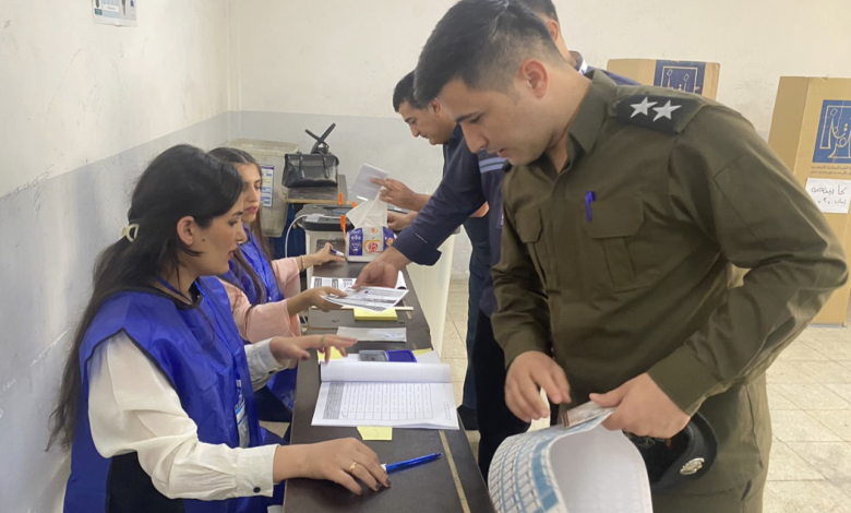 المفوضية العليا تكشف إحصائيات منتصف الاقتراع الخاص لانتخابات برلمان كردستان