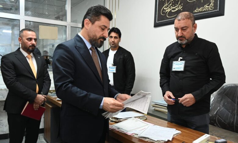 شواني يُشدد على تسهيل إجراءات المواطنين في دوائر الشعب العدلية