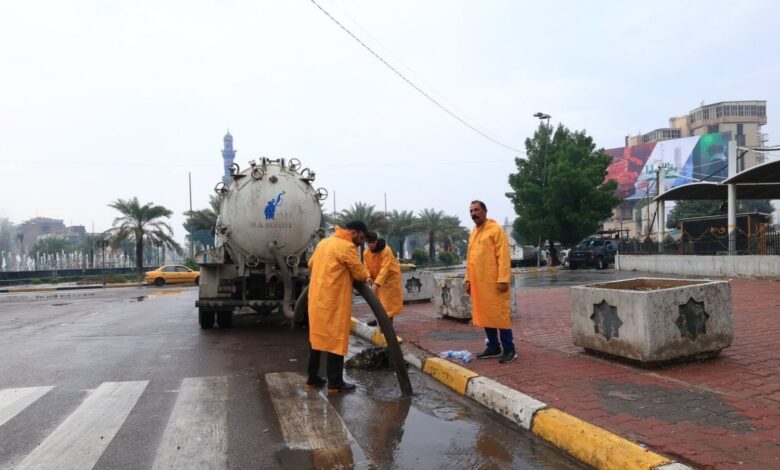 بغداد تستعد لموسم الأمطار: صيانة مكثفة وتجهيزات طوارئ
