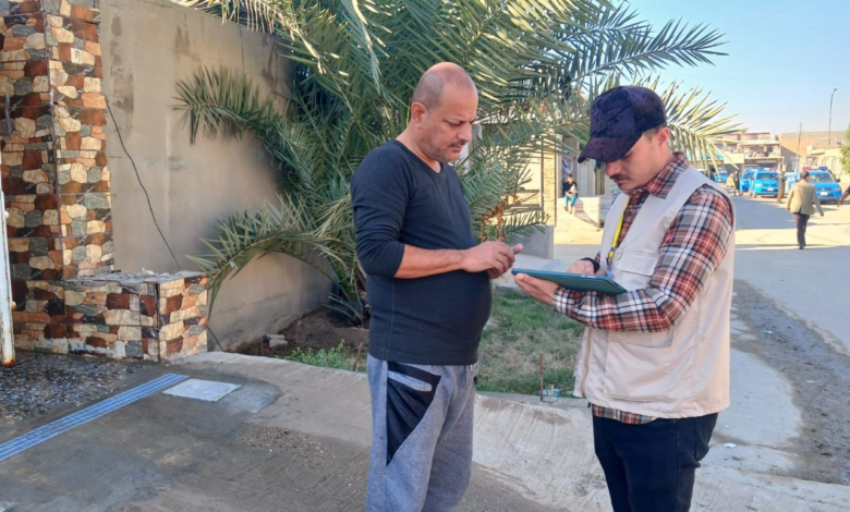 نجاحٌ مُستمرّ لعملية تعداد السكان في محافظة المثنى