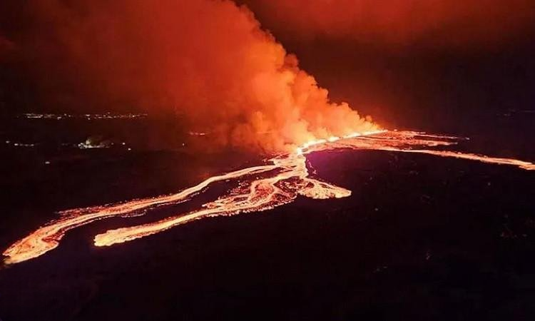 ثوران بركاني جديد في آيسلندا يُسجّل السابع خلال عام