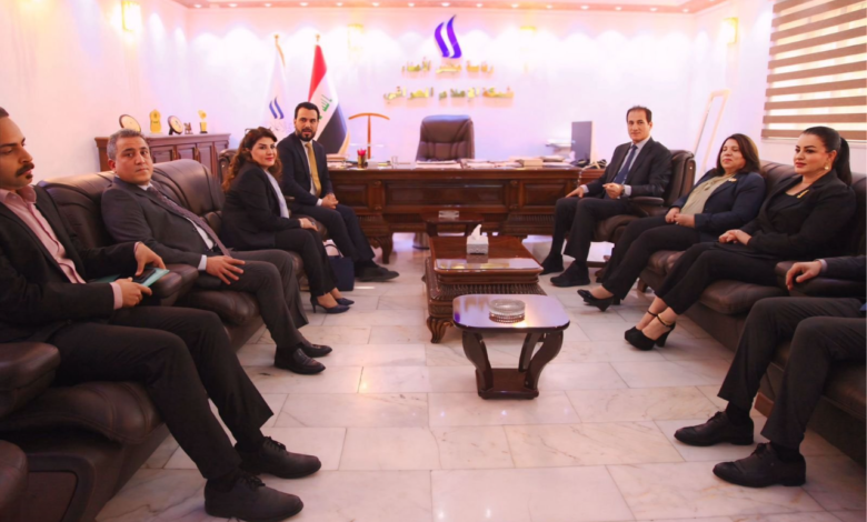 كتلة الاتحاد الوطني تزور مجلس أمناء شبكة الإعلام العراقي