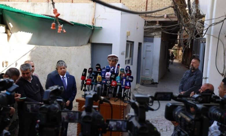 لقاء السيد محمد رضا السيستاني مع ممثل الأمم المتحدة