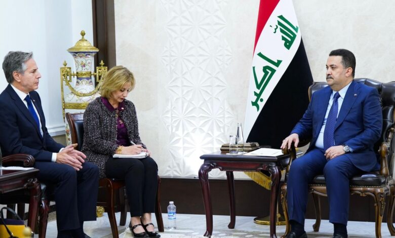 بلينكن يعبر عن إعجابه بالتطورات العمرانية في بغداد خلال زيارته الأخيرة