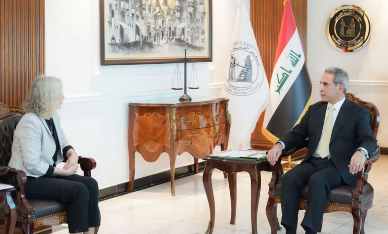 زيدان يستقبل سفيرة فنلندا لبحث سبل التعاون القضائي