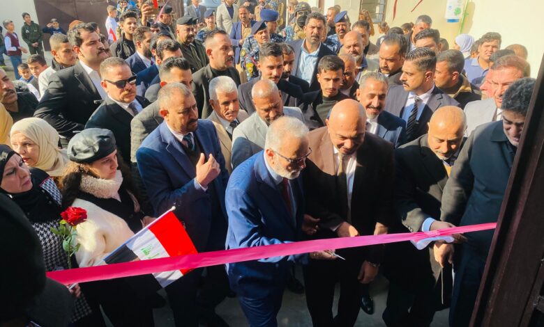 افتتاح مدرسة جديدة في المدائن وإطلاق مشاريع تطويرية من قبل محافظ بغداد