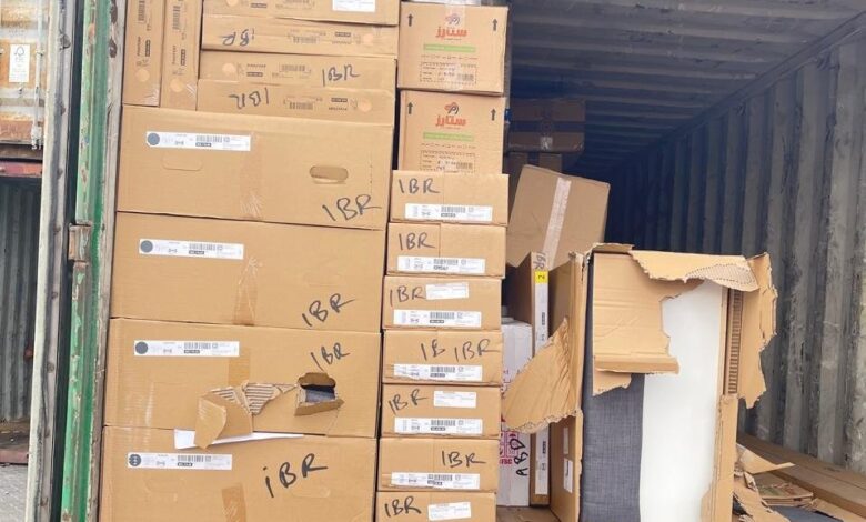 إحباط تهريب ثلاث حاويات أدوية في ميناء أم قصر الأوسط
