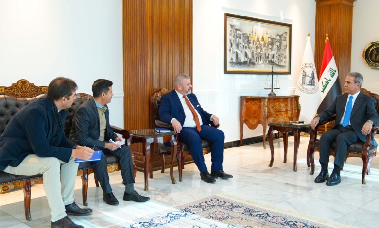 القاضي فائق زيدان يناقش التعاون القانوني مع الاتحاد الأوروبي