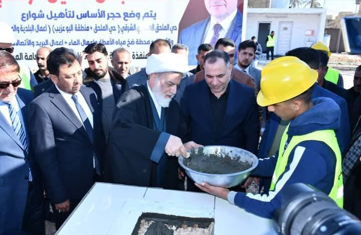 الديوانية تبدأ مشروع تأهيل حي الملحق العسكري الشرقي