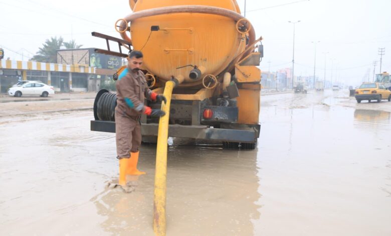 خطة طوارئ في النجف الأشرف لمواجهة تأثير الأمطار