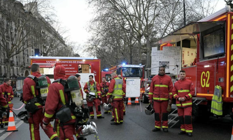 اندلاع حريق في مبنى بلدية تاريخي يعود للقرن التاسع عشر في باريس