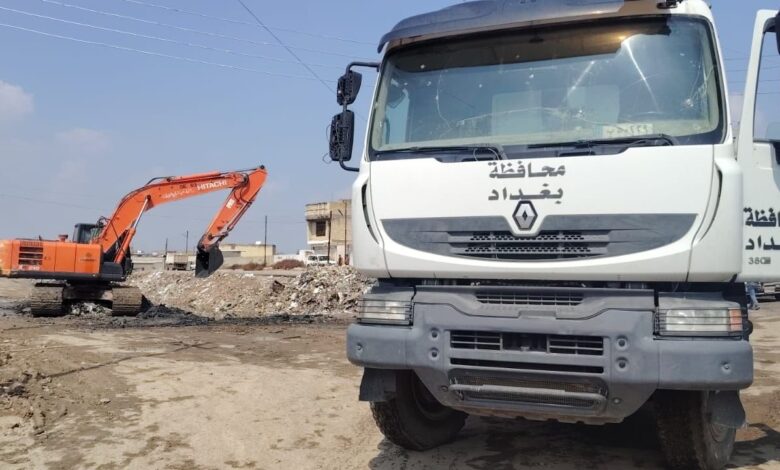 بغداد تطلق مشروعاً هندسياً متكاملاً لتطوير شبكة تصريف المياه في الرشاد