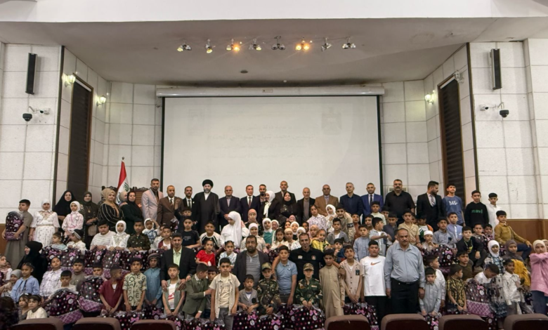 جامعة ديالى تستضيف أطفال مدارس الأيتام في إفطار رمضاني بهيج