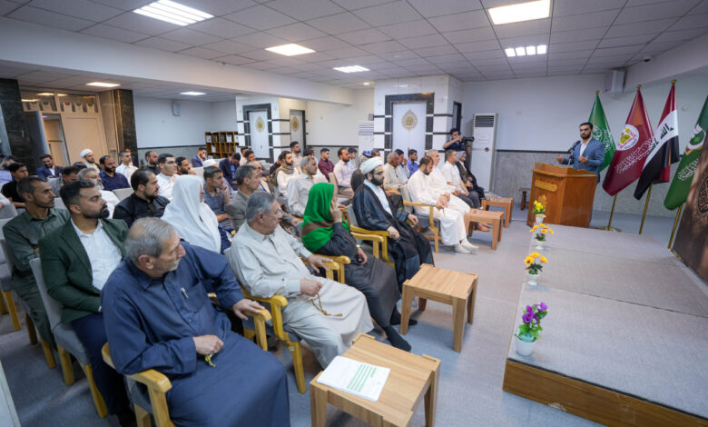 تكريم ستين قارئاً للقرآن في احتفالية ختمات رمضان بالنجف الأشرف