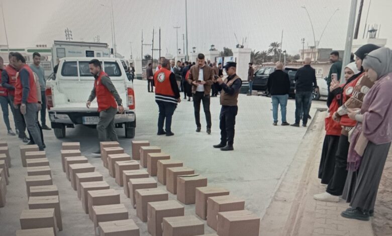 حملة “بين أهلنا” تبدأ توزيع السلات الرمضانية في ديالى