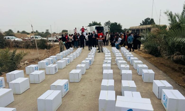 حملة رمضان الخيرية تدعم 3500 عائلة عراقية في أسبوعها الأول