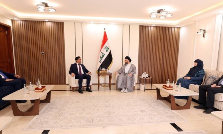 السيد الحكيم يشيد بمشاريع النقل الاستراتيجية: ميناء الفاو سيغير مستقبل العراق الاقتصادي