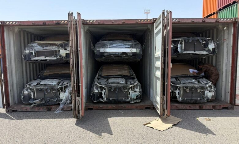 إجراءات صارمة ضد تهريب السيارات المخالفة عبر منافذ العراق الجنوبية