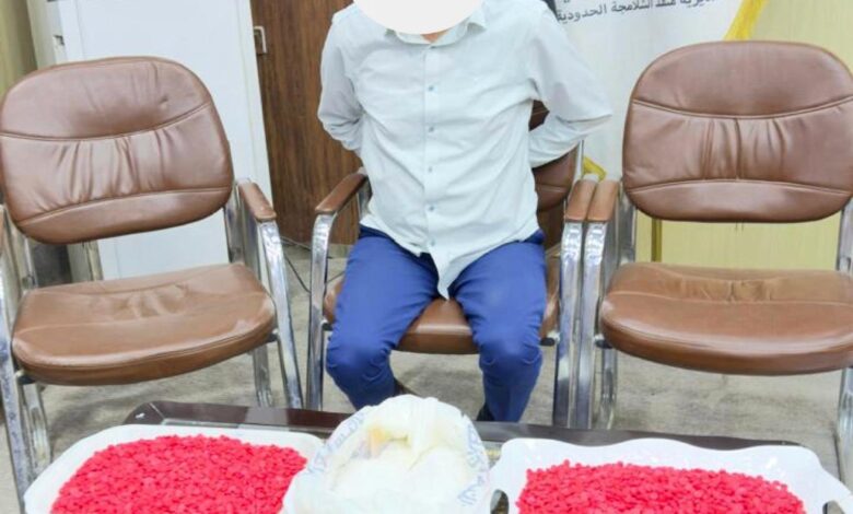 إحباط تهريب آلاف الحبوب المخدرة في منفذ الشلامجة