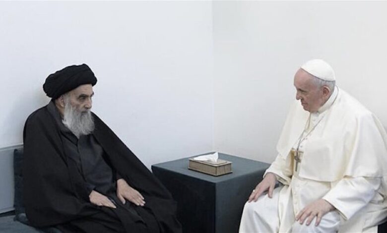مكتب آية الله العظمى السيستاني ينعى وفاة البابا فرانسيس ويشيد بإرثه في السلام العالمي