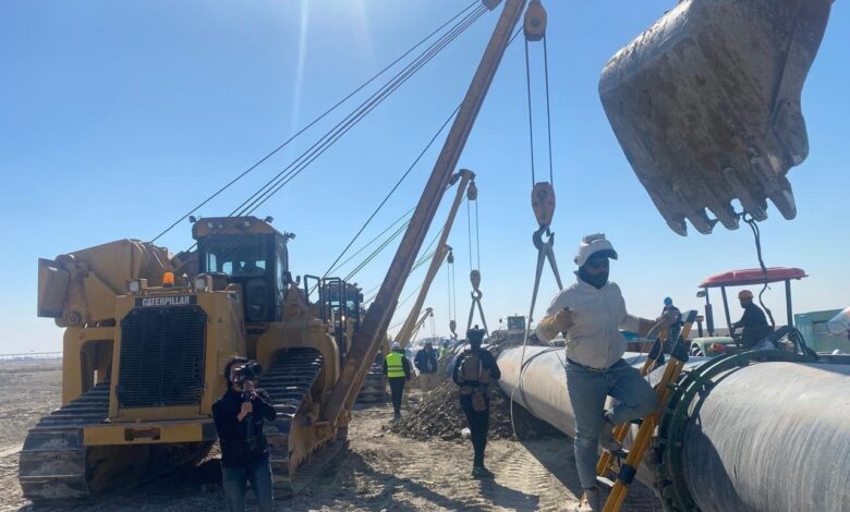 مشروع أنبوب الغاز البصري يقترب من الاكتمال بكفاءات عراقية