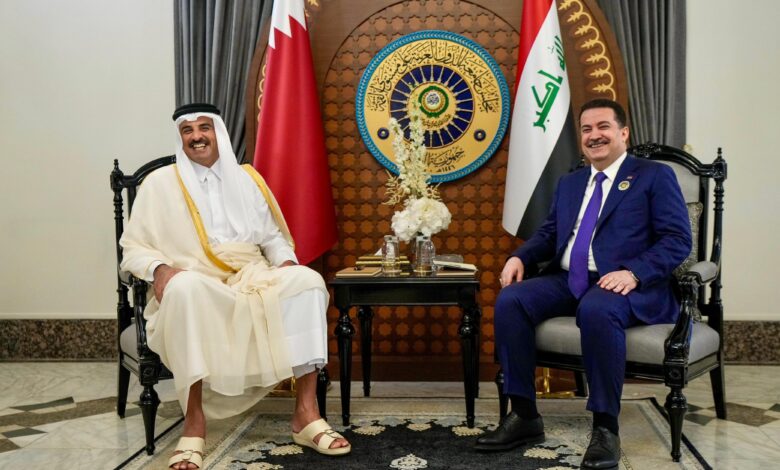 رئيس الوزراء وأمير قطر يناقشان تعزيز التعاون الاقتصادي والأمني بين البلدين