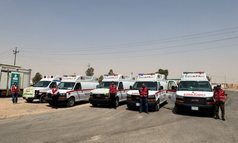 فرق طبية متخصصة تؤمن طريق عودة الحجاج العراقيين عبر الأنبار