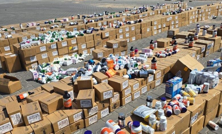 أم قصر الشمالي: كشف محاولة تهريب أدوية مخبأة في الحلويات