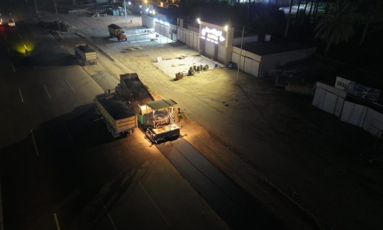 استمرار أعمال تطوير طريق بغداد-الموصل لتحسين البنى التحتية للعاصمة