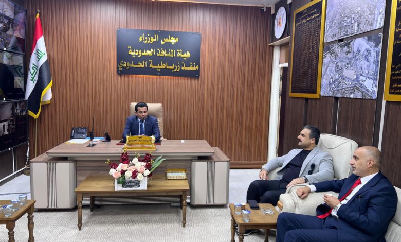 مسؤولون عراقيون يتفقدون التسهيلات المقدمة للحجاج في منفذ زرباطية