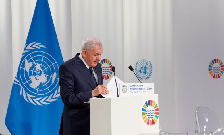 العراق يدعو لتضامن دولي لمواجهة أزمة المياه والتغير المناخي