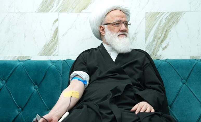 التبرع بالدم تذكيراً بالأهداف الحسينية: سماحة الشيخ اليعقوبي(دام ظله) يدعم أطفال الثلاسيميا