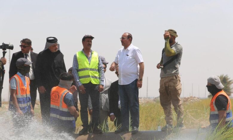 محافظ بغداد يشن حملة صارمة ضد المتجاوزين على شبكات المياه