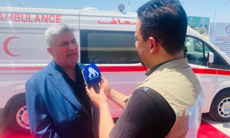 وزارة الصحة تحصل على 140 سيارة إسعاف حديثة لتعزيز الخدمات الطارئة في بغداد