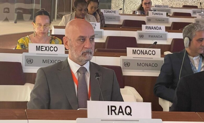 العراق يطرح استراتيجية متوازنة لمكافحة التلوث البلاستيكي في مؤتمر جنيف