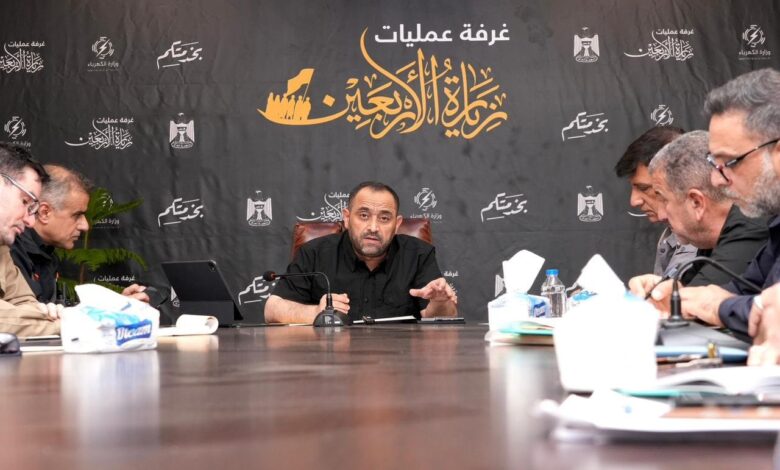 وزير الكهرباء يتابع استعدادات الطاقة للزيارة الأربعينية المقدسة في كربلاء