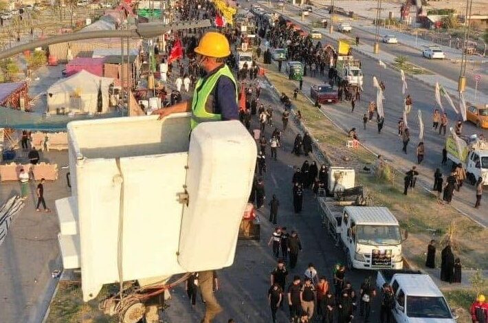 وزارة الكهرباء تحقق نجاحاً في تأمين الكهرباء لكربلاء المقدسة خلال زيارة الأربعين