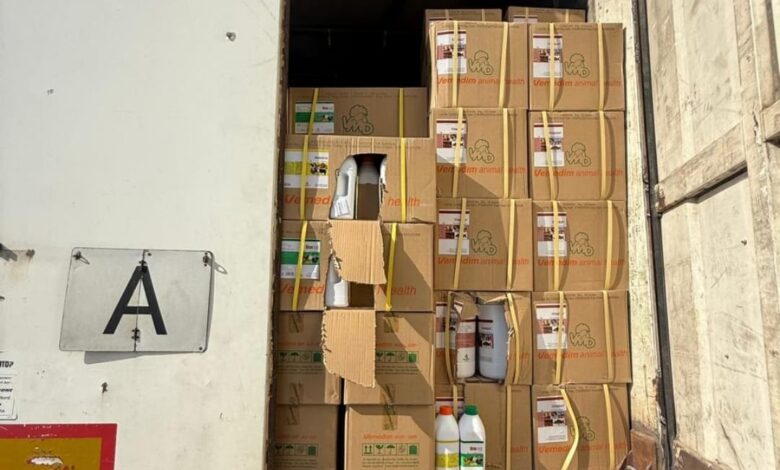 الجمارك العراقية تضبط 68 مركبة محملة بمواد مخالفة للمواصفات